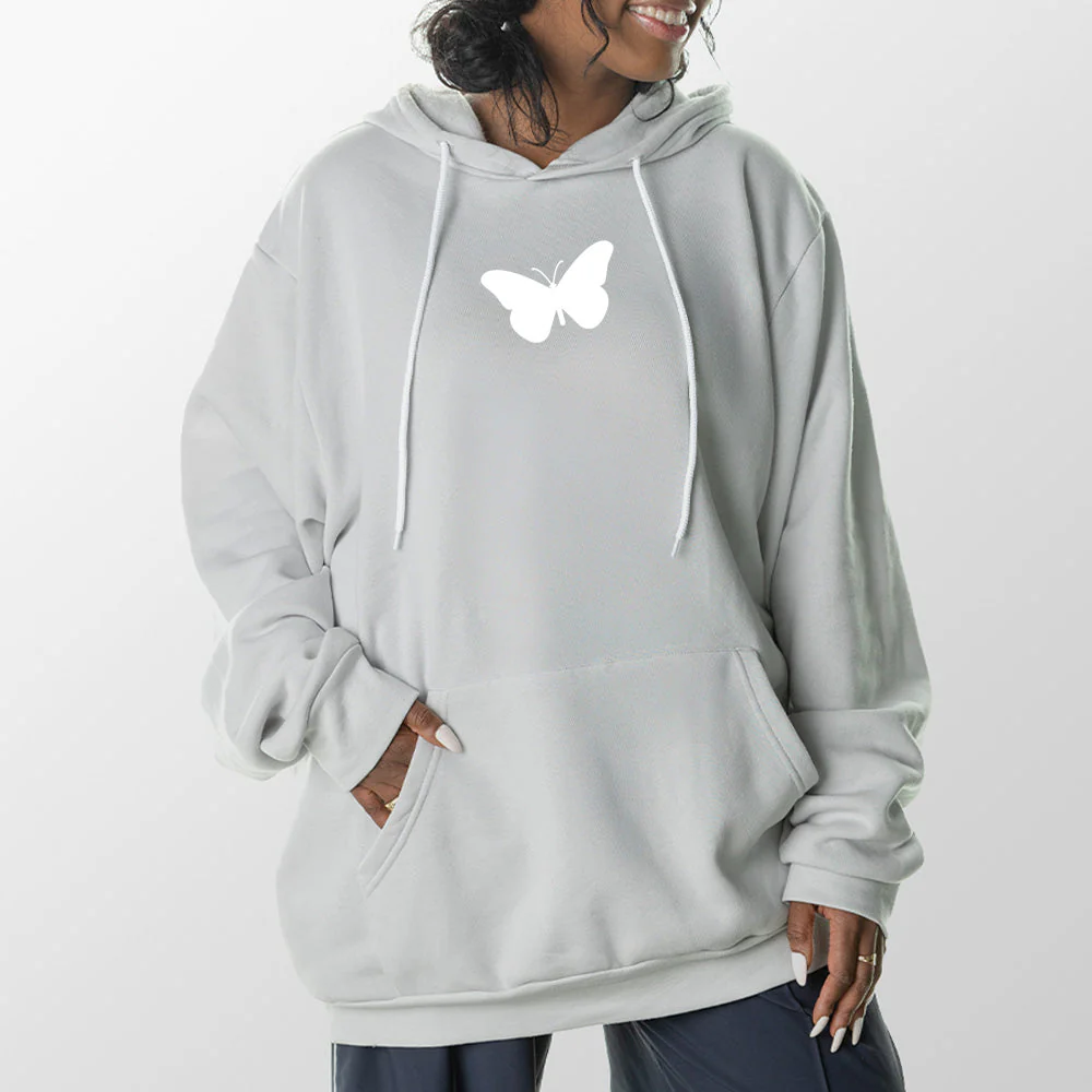 Butterfly Outline Giant Hoodie - Image 17