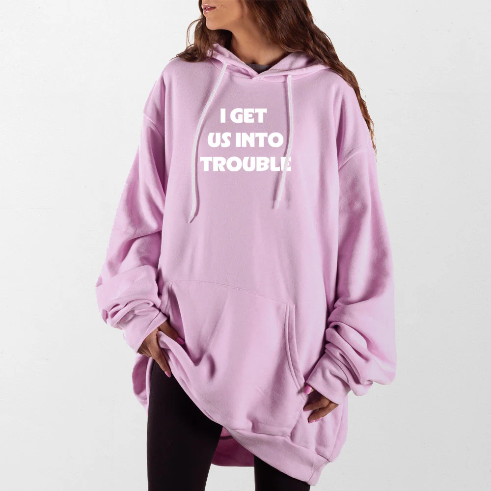 Into Trouble Giant Hoodie - Image 5