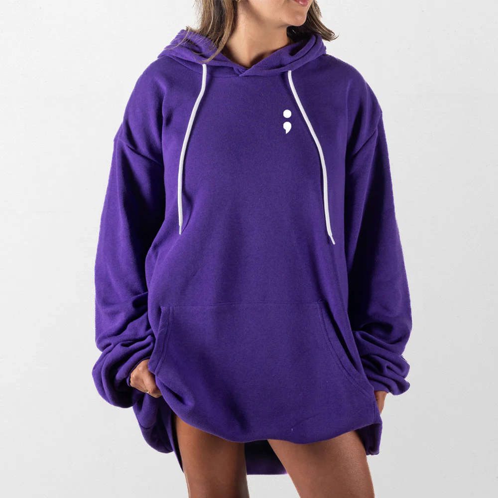 Semicolon Giant Hoodie - Image 11